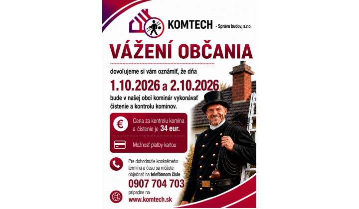 Fotka pre článok Čistenie komínov
