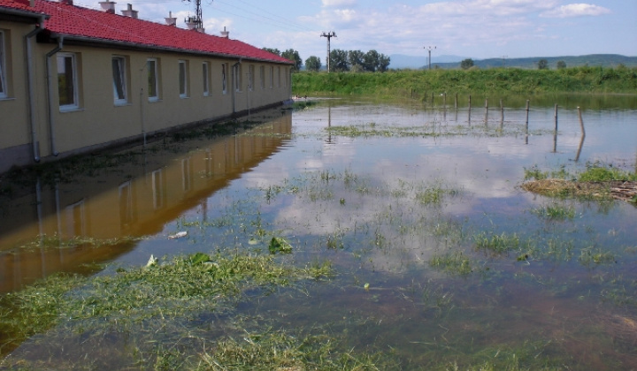 Povodne v obci