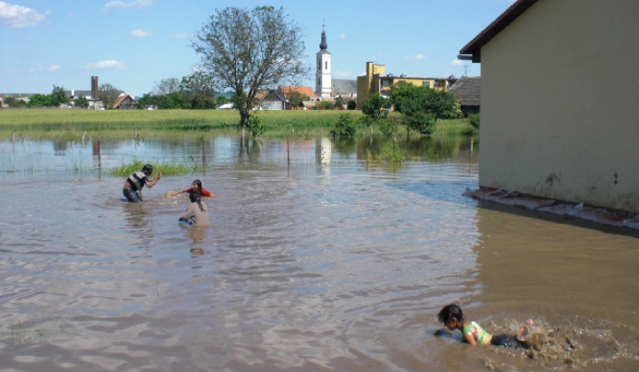 Povodne v obci